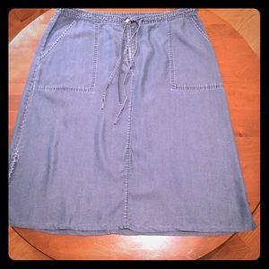 Liz Claiborne Tencel Denim Skirt